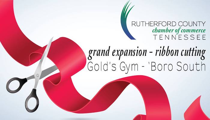 Grand Expansion - Ribbon Cutting Gold's Gym 'Boro South