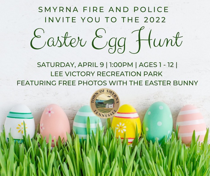 Smyrna Fire and Police Easter Egg Hunt